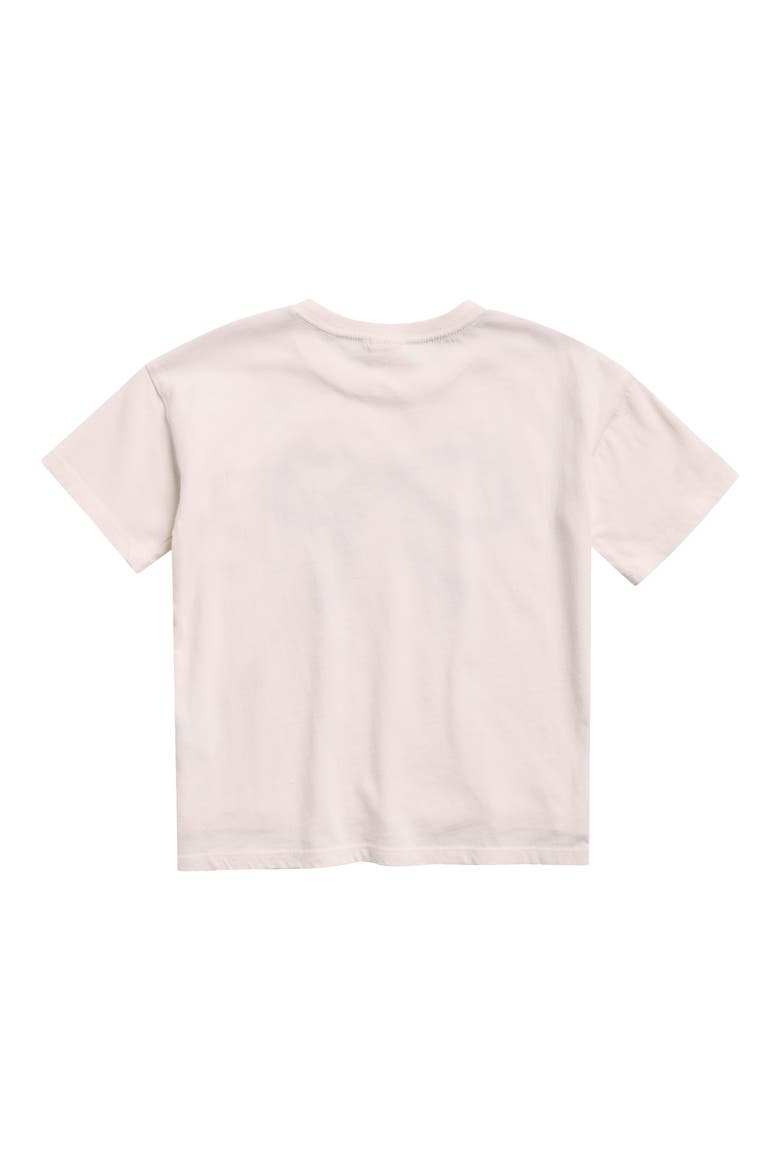 Kids' Cotton Graphic T-Shirt, Alternate, color, IVORY TOFU LEOPARD BOW