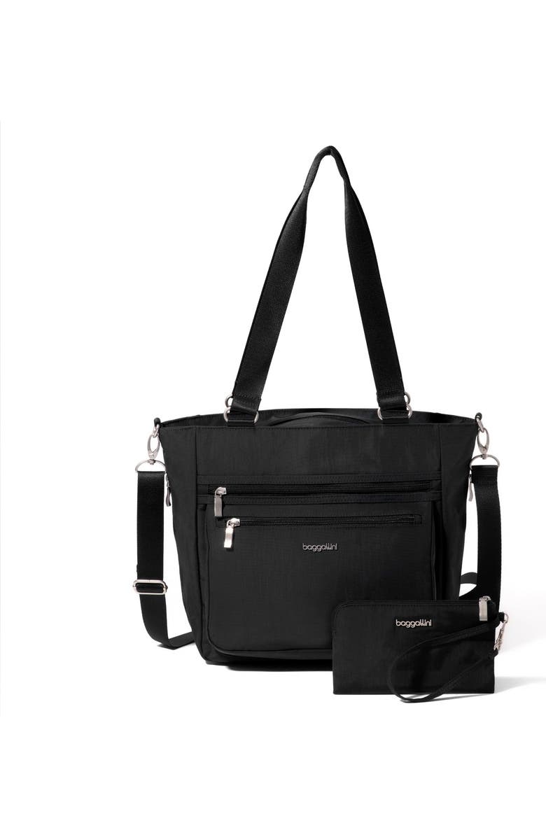 BAGGALLINI Modern Everyday Shopper Tote, Main, color, Black
