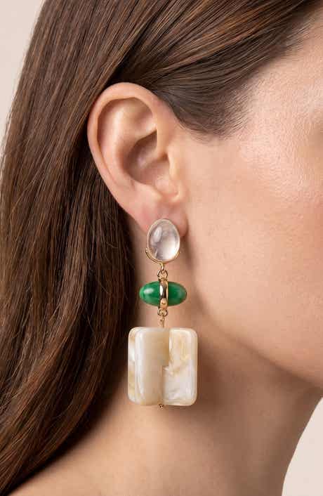 Resin Drop Earrings