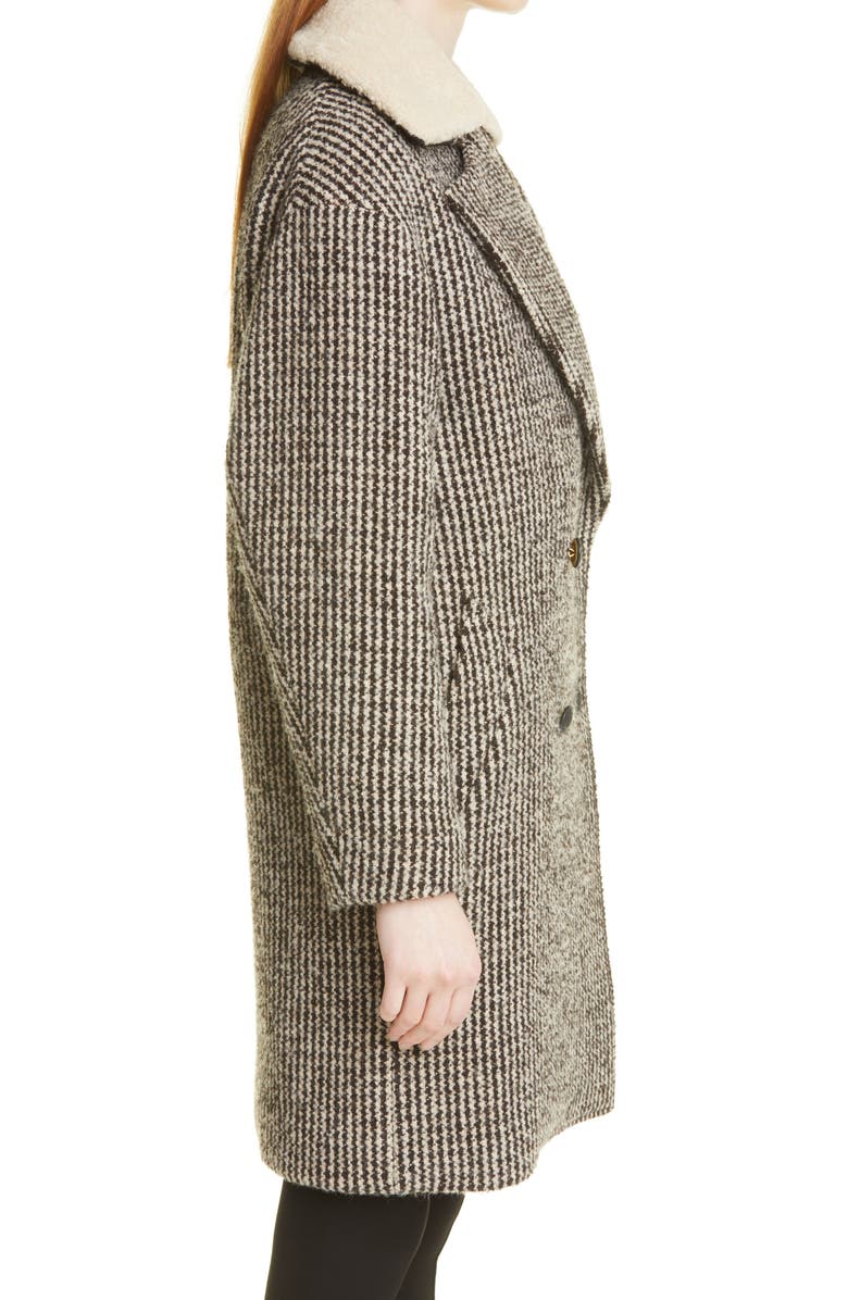 rag & bone Mina Cocoon Plaid Wool Blend Coat, Alternate, color,