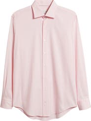 Peter Millar Campbell Perfect Pinpoint Regular Fit Button-Up Shirt