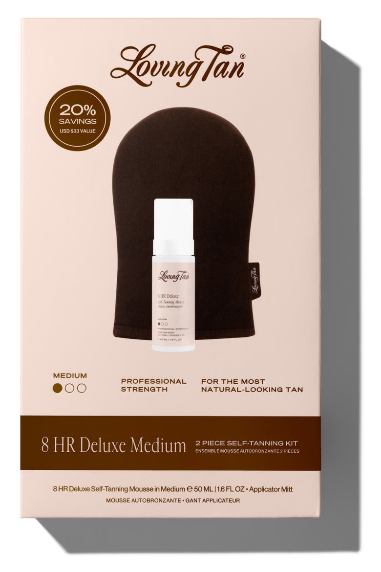 Deluxe Medium Self-Tanning Kit, Main, color, MEDIUM