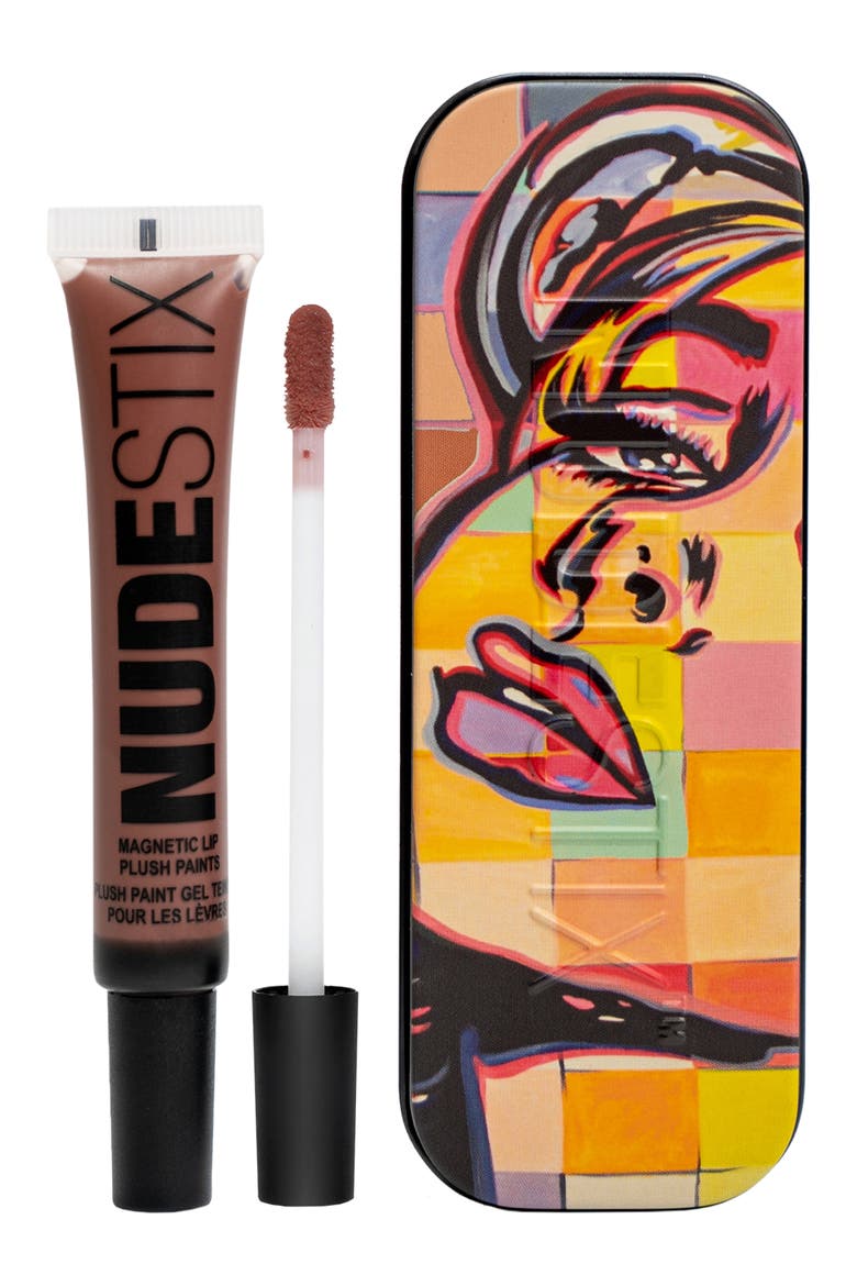 Magnetic Lip Plush Paints Lip Color, Main, color, TAHITI HOTTIE