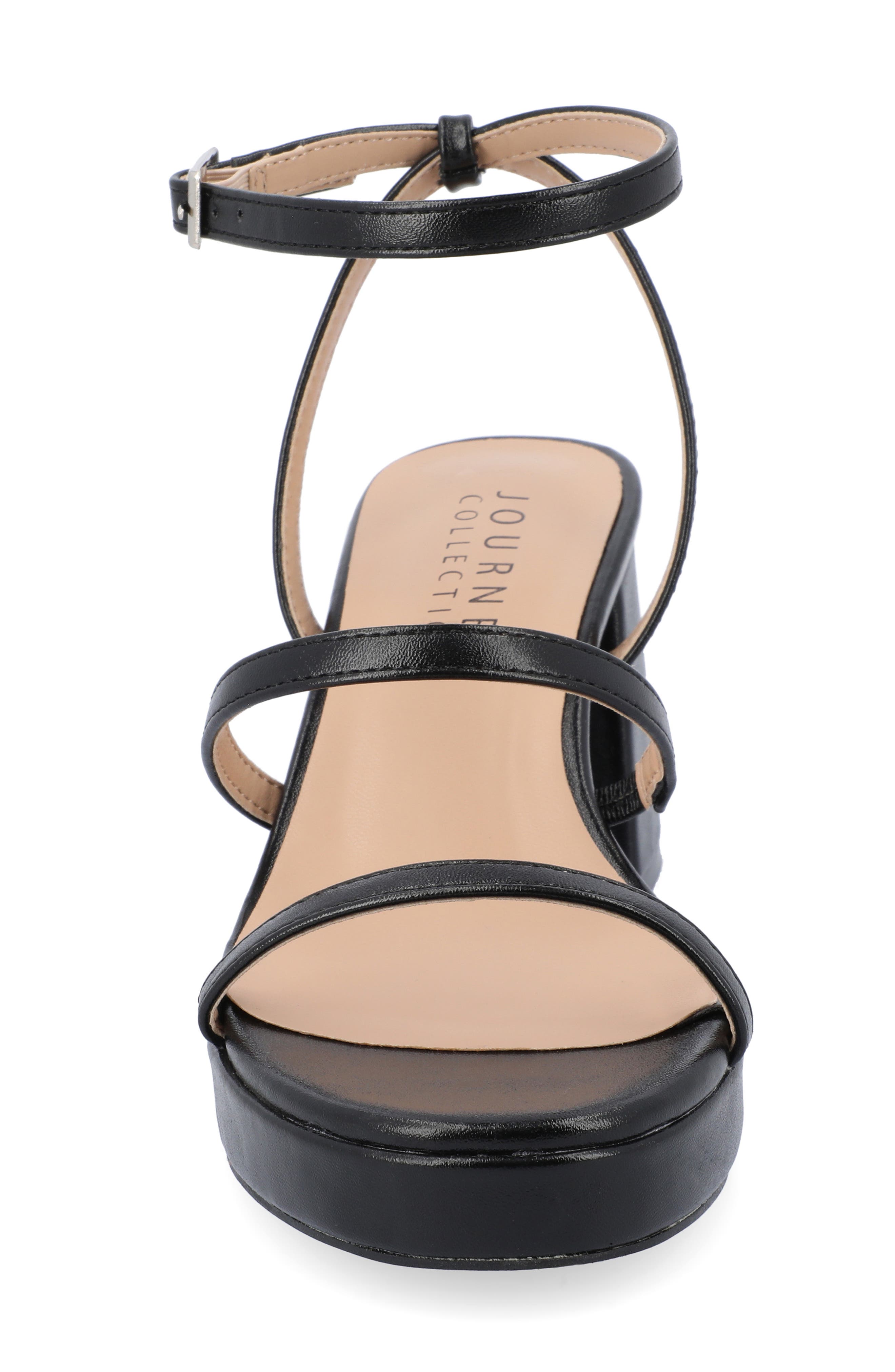 Journee Collection Samilee Block Heel Platform Sandal, Alternate, color, 
