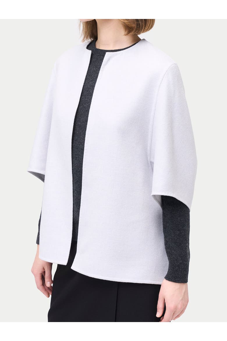 Cashmere Poncho Jacket, Alternate, color, arctic ice
