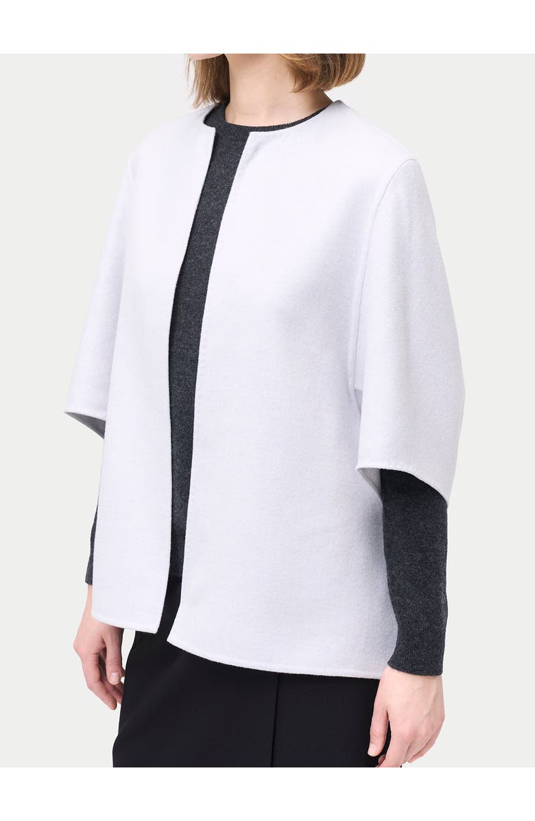 Gobi Cashmere Cashmere Poncho Jacket, Alternate, color, Arctic Ice