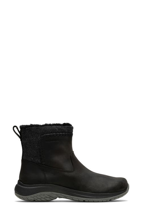 Merrell Encore Ice 5 Faux Fur Trim Bootie In Black