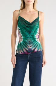 Young, Fabulous & Broke Emmet Cowl Neck Satin Camisole