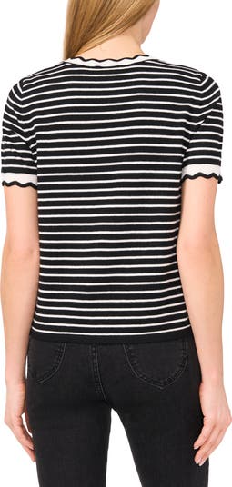 Scallop Neck Sweater