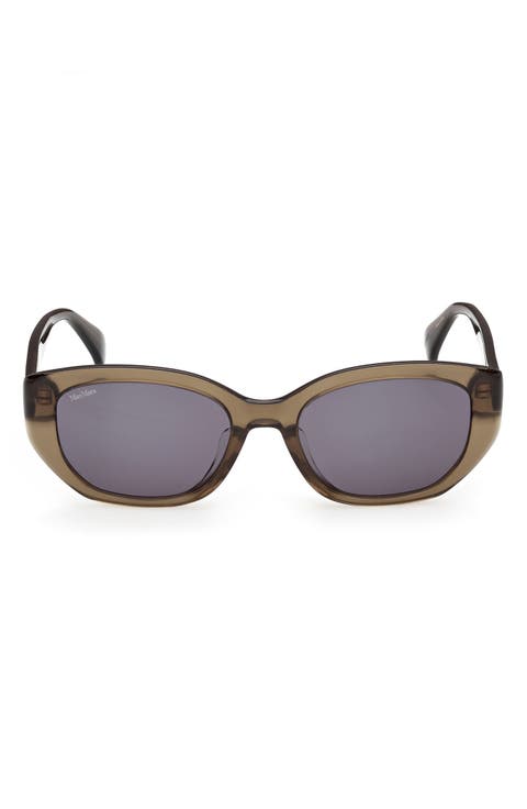 54mm Oval Sunglasses
