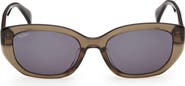 Max Mara 54mm Oval Sunglasses