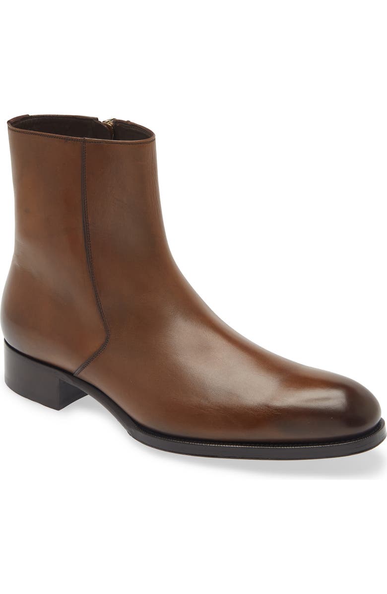 TOM FORD Edgar Ankle Boot, Main, color, 1Y005 Bronze