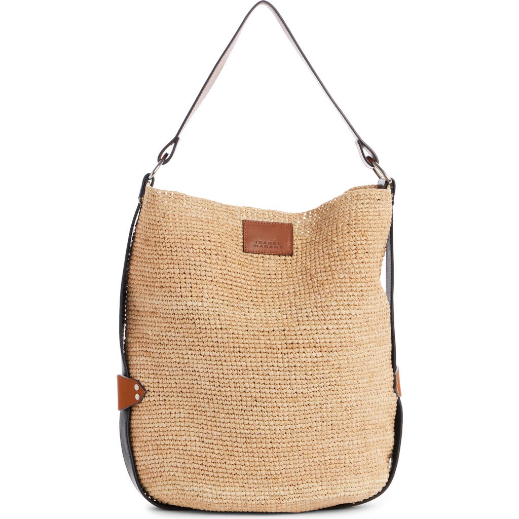 Isabel Marant Bucket Bag In Natural/cognac