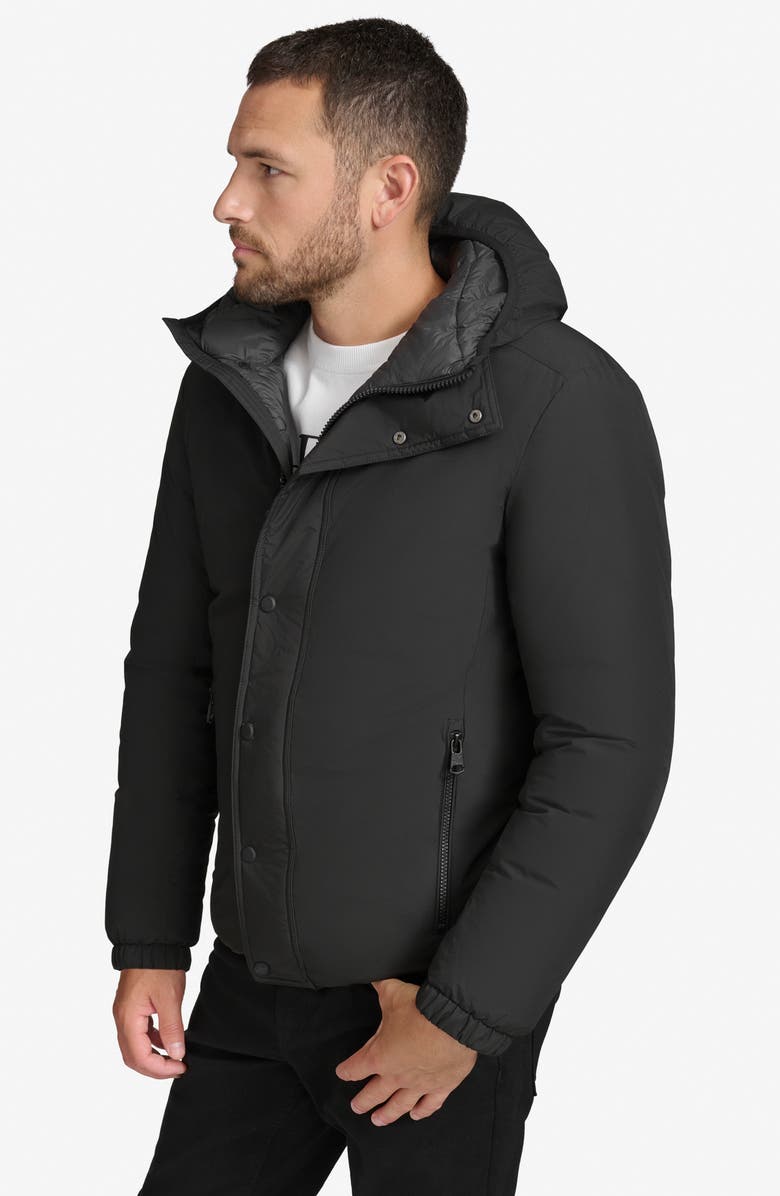 Calvin Klein Hooded Water Resistant Jacket, Alternate, color, 