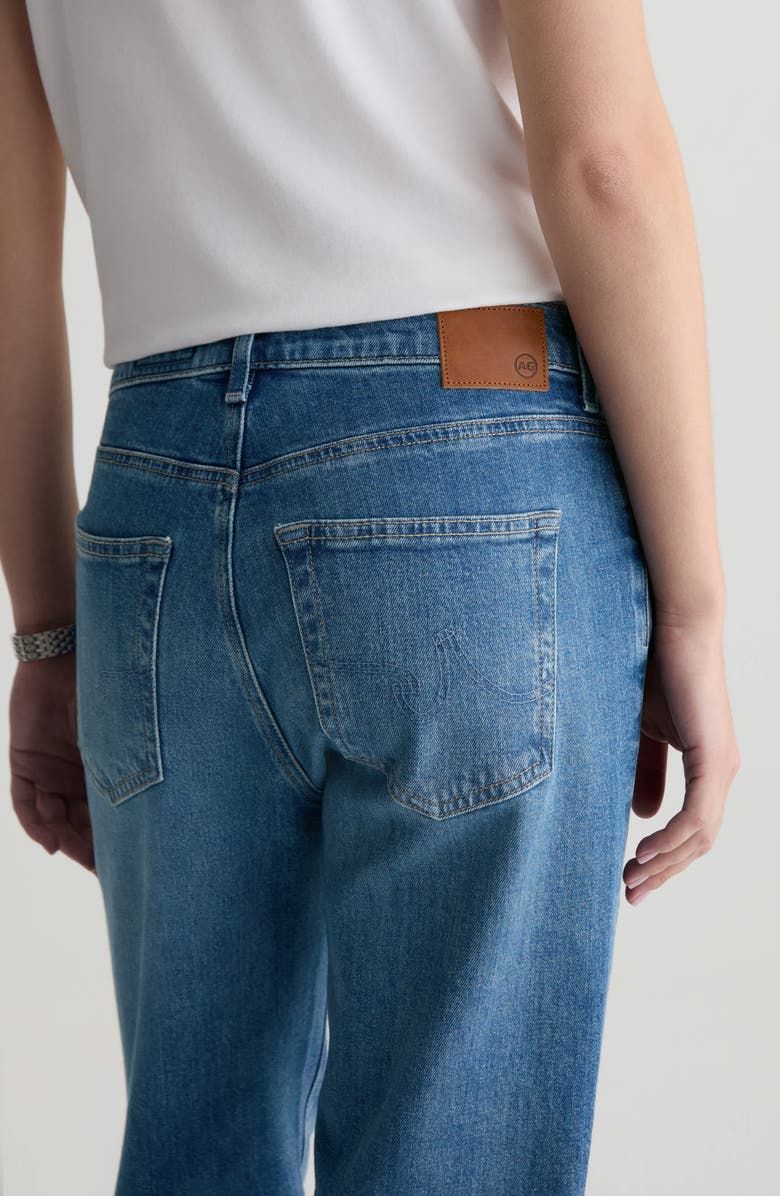 AG Brinley Mid Rise Straight Leg Jeans, Alternate, color, Owens Valley