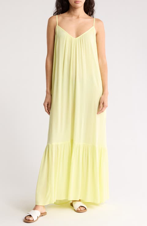 Gauze Tiered Maxi Dress