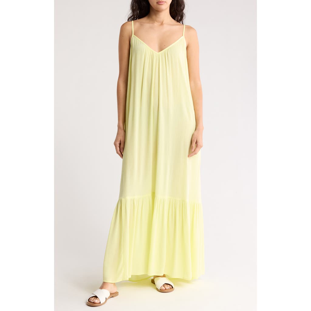 Melrose And Market Gauze Tiered Maxi Dress