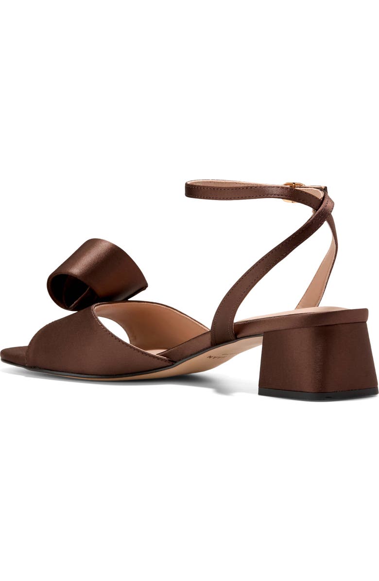 Cole Haan Fanya Florette Sandal, Alternate, color, Chocolate Satin