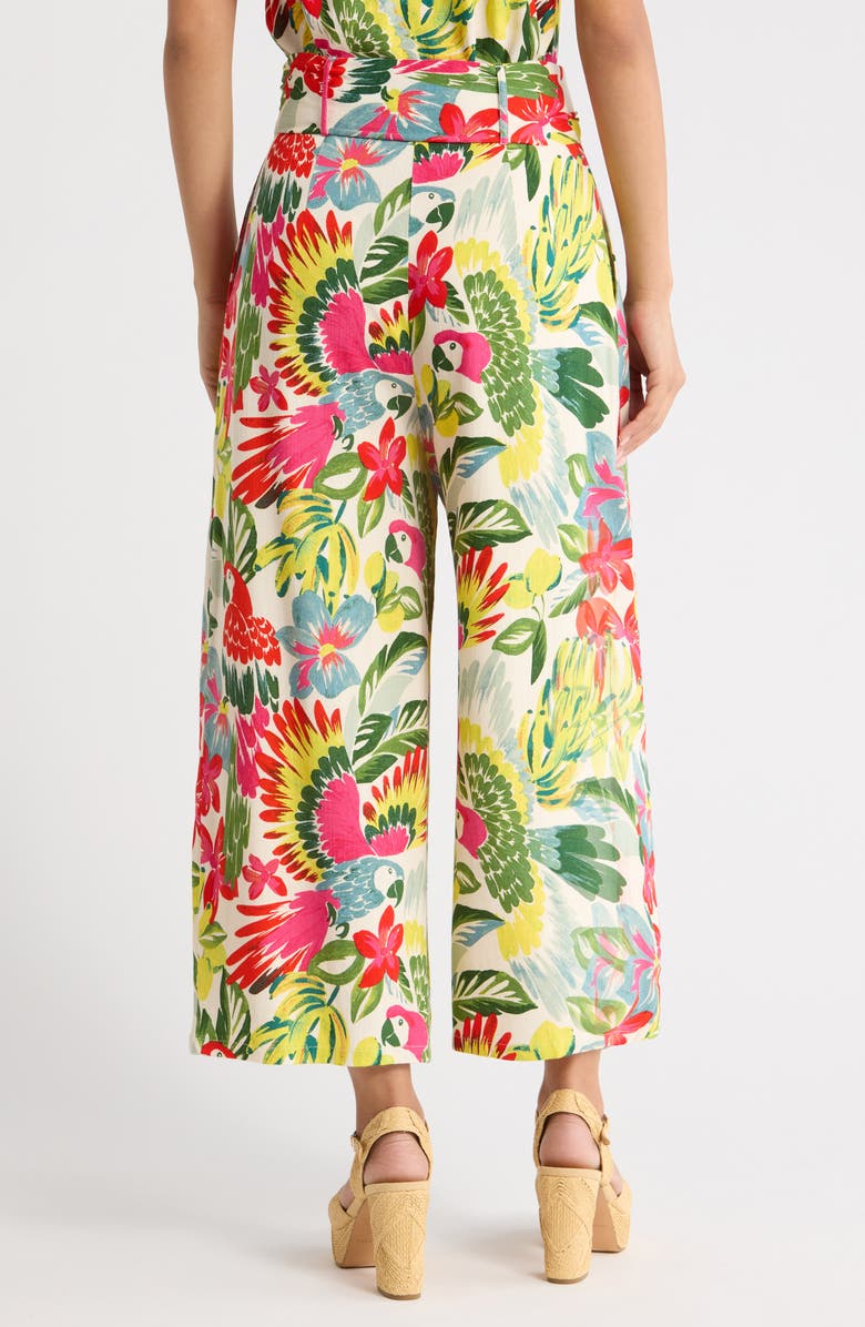SUGARLIPS Wissa Tropical Bien Wide Leg Pants, Alternate, color, Bright-Multi