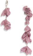 Isabel Marant Mismatched Floral Drop Earrings