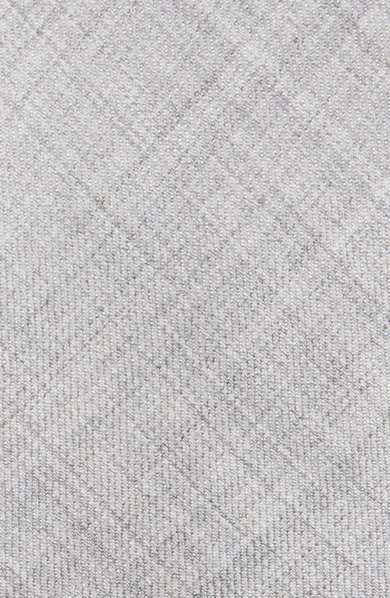 Eleventy Cashmere & Silk Tie, Alternate, color, Ligh Melange Gray