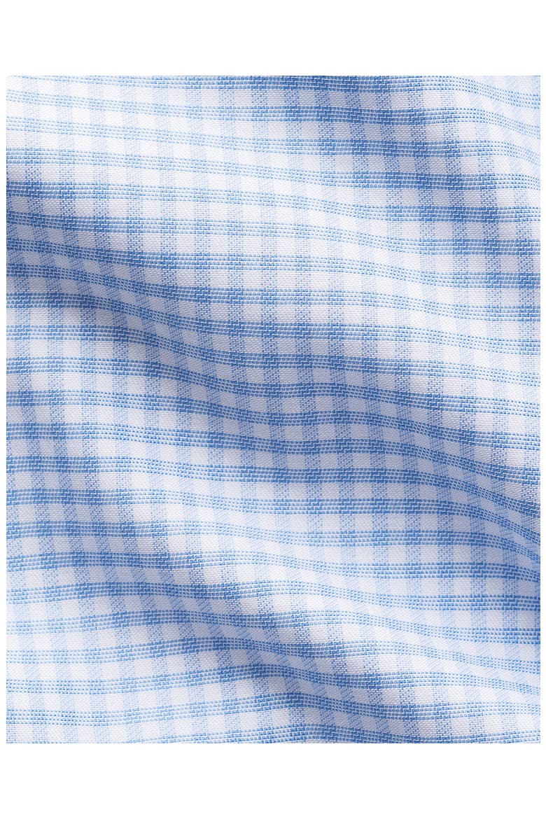 Slim Fit Checked Shirt, Alternate, color, LIGHT BLUE