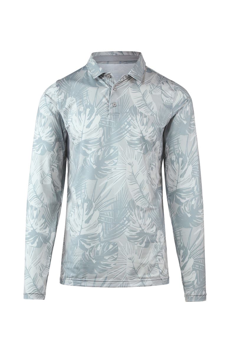 UV Skinz Long Sleeve Performance Polo, Main, color, Dawn Patrol