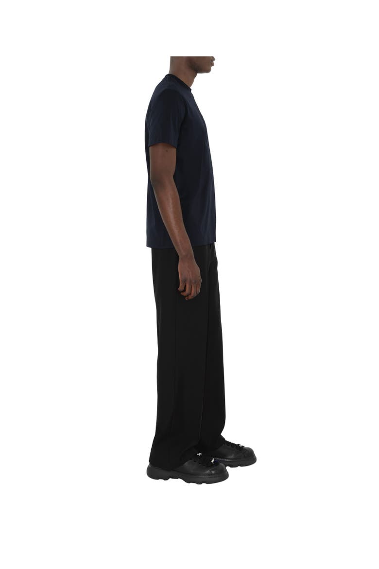 Cotton T-shirt, Alternate, color, Navy