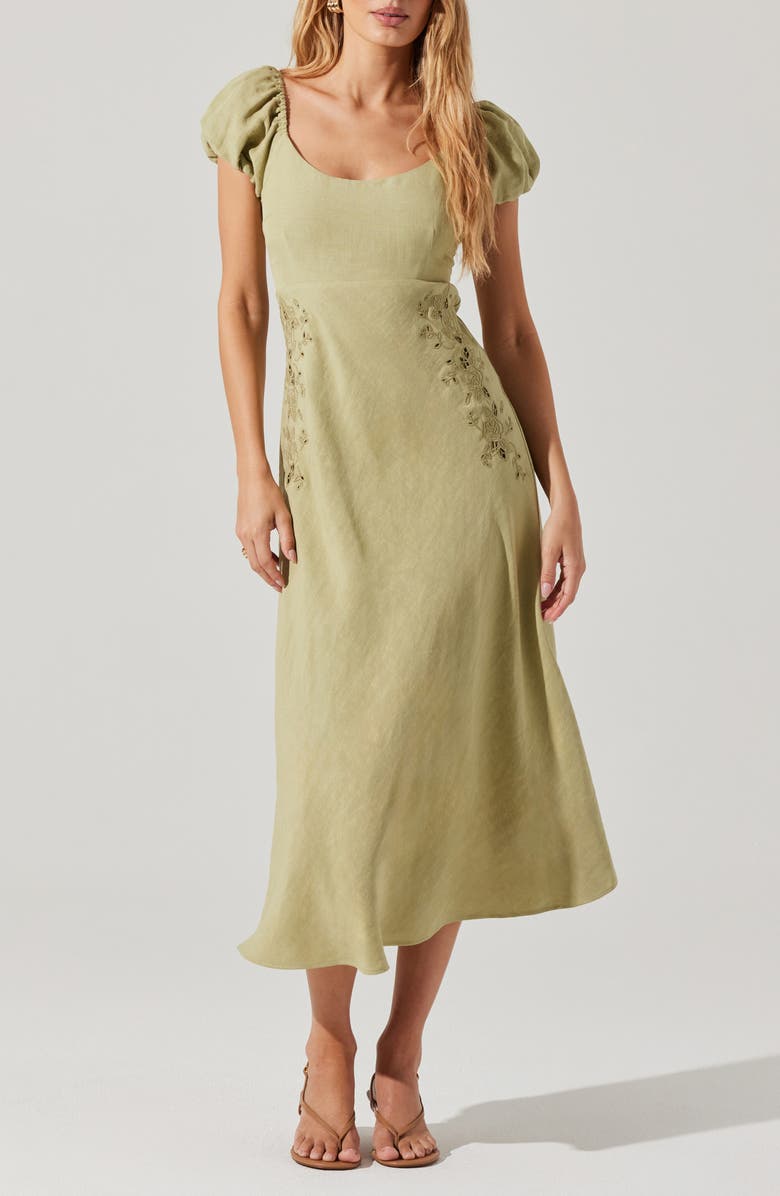 ASTR the Label Leocadia Midi Dress, Main, color,