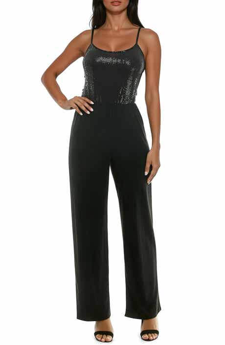 bebe Disco Dot Jumpsuit