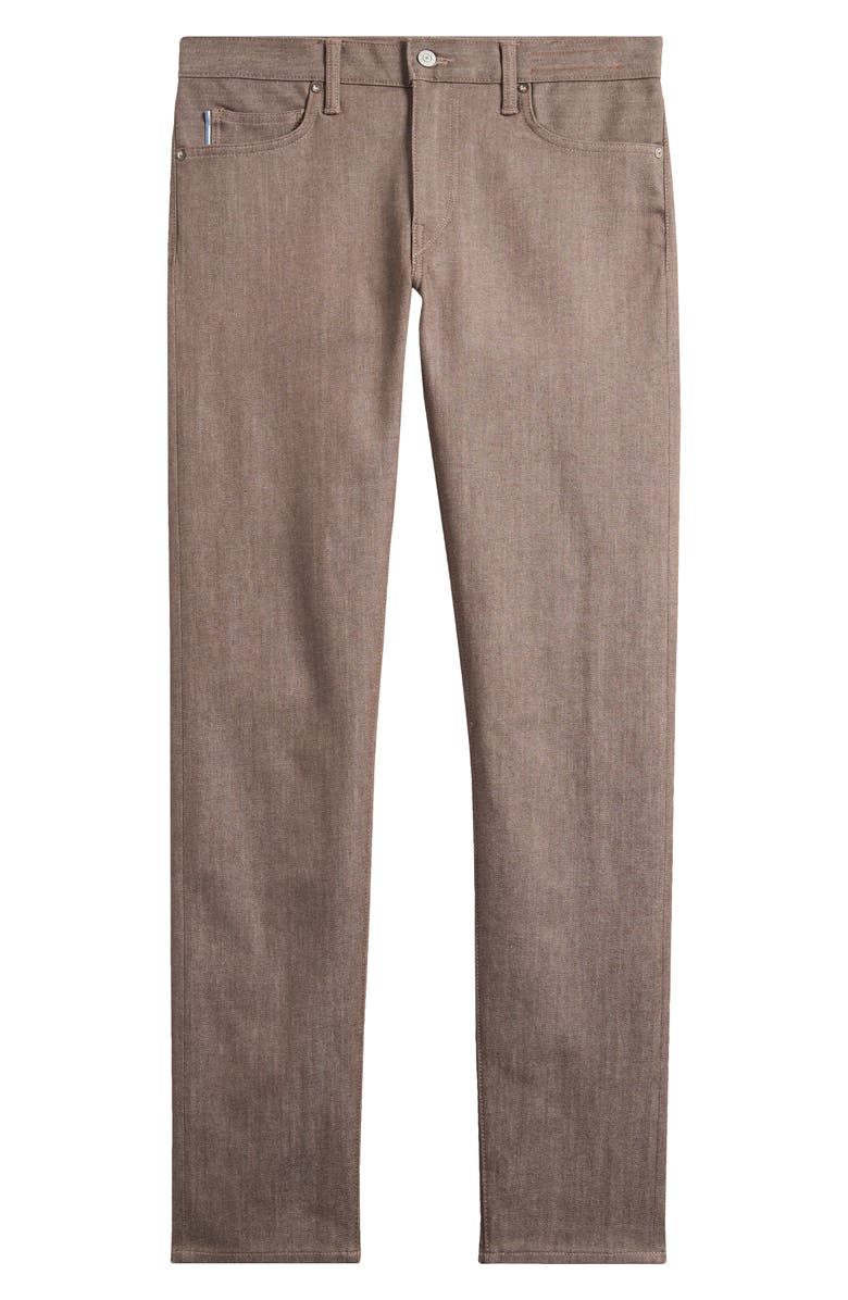 HIROSHI KATO The Pen Slim Fit Jeans, Alternate, color, Brown Raw