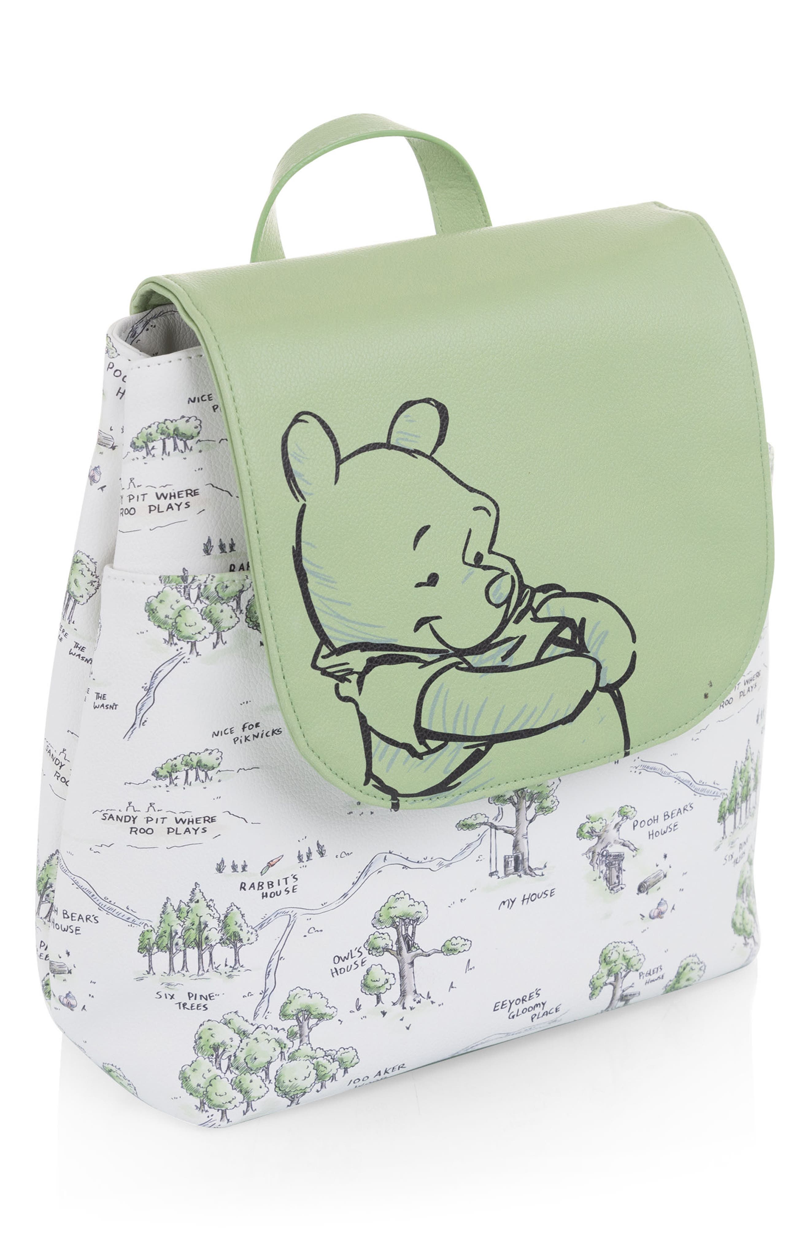 Downtown Mini Cooler Backpack, Alternate, color, WHITE