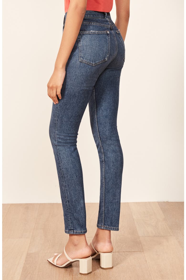 Serena High Waist Skinny Jeans, Alternate, color, KASAI