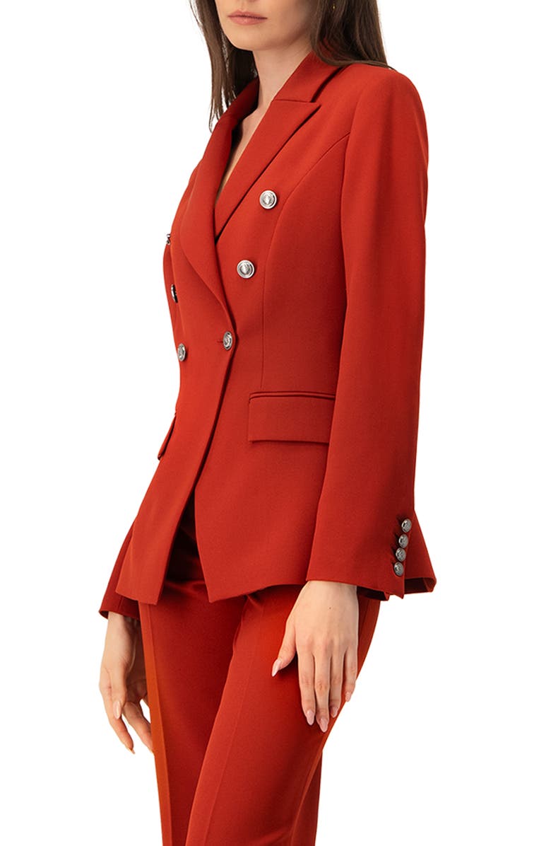 IVONNE Double-Breasted Blazer, Alternate, color,