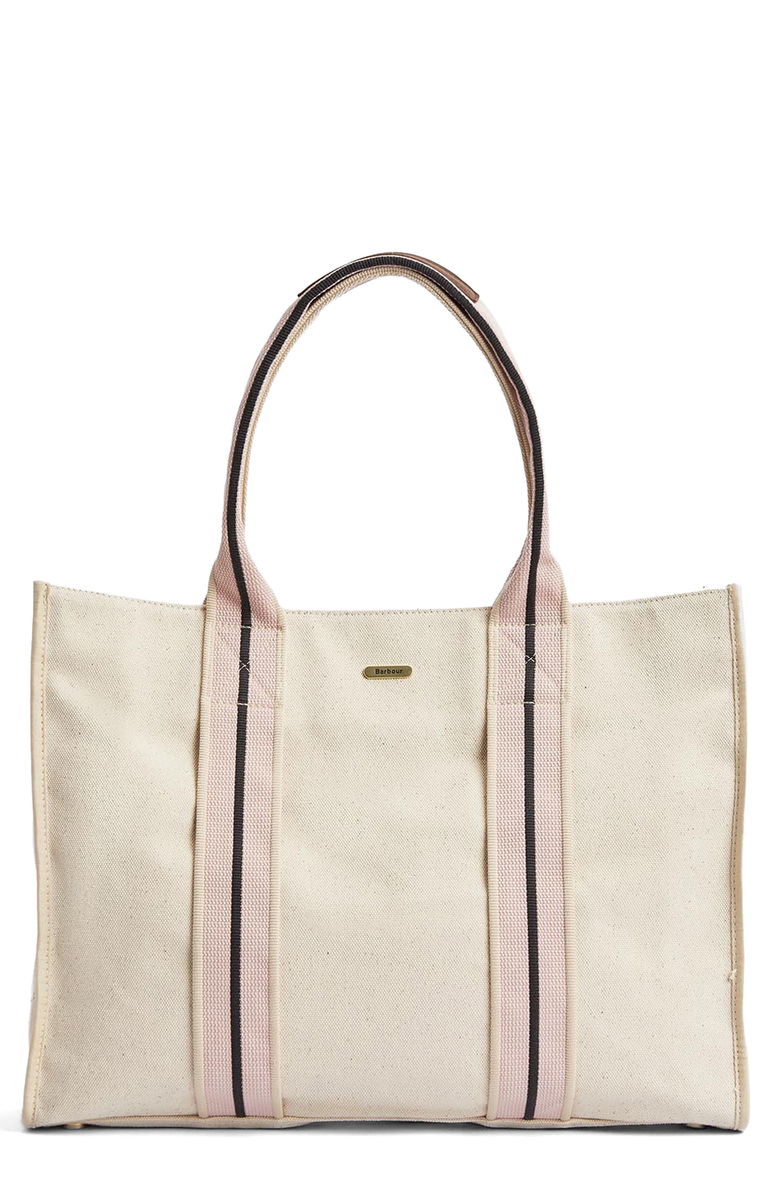 Barbour Madison Cotton Canvas Tote, Main, color, 