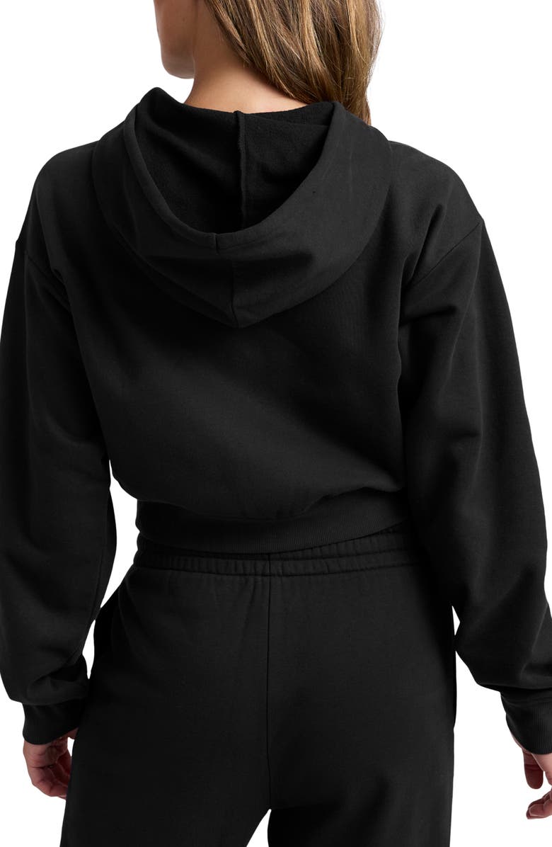 Beyond Yoga LuxeFleece Zip-Up Hoodie, Alternate, color, Black