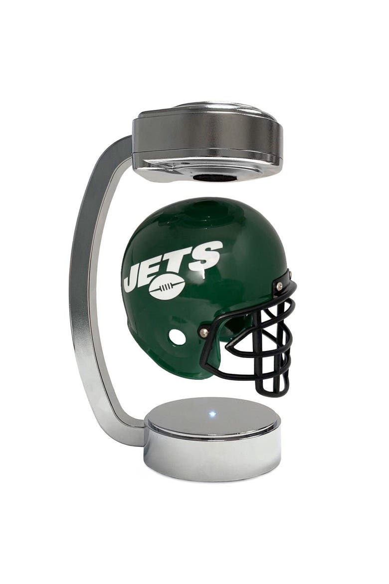 New York Jets Chrome Base Mini Hover Helmet, Main, color, Green