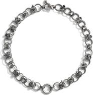 Awe Inspired 14.5-Inch Chain Mail Toggle Charm Choker