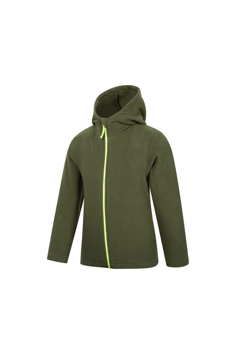 Childrens/Kids Camber Full Zip Hoodie, Alternate, color, Khaki Green