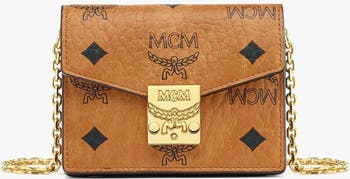 MCM Tracy Chain Card Wallet in Visetos | Nordstrom