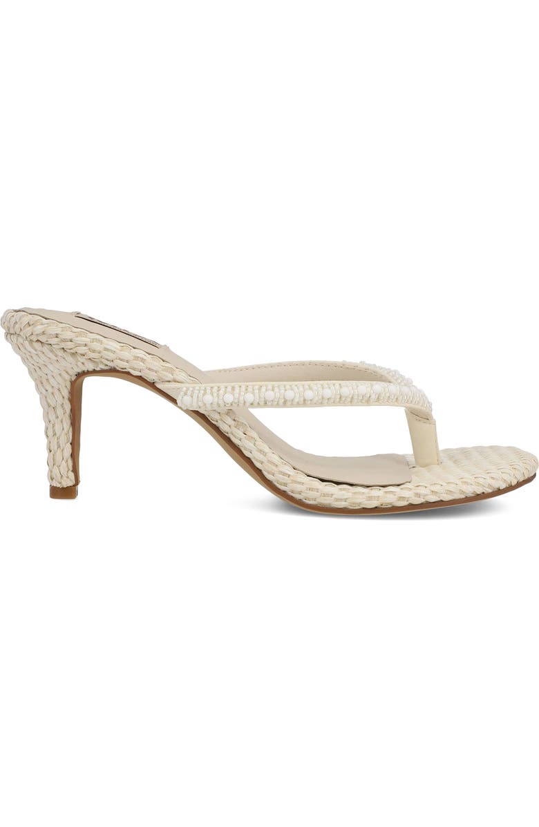 MIA Zilvia Sandal, Alternate, color, Bone Beads
