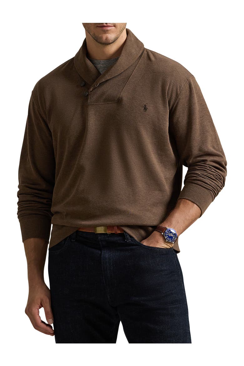 Luxury Jersey Shawl-Collar Pullover (Men) | Nordstrom