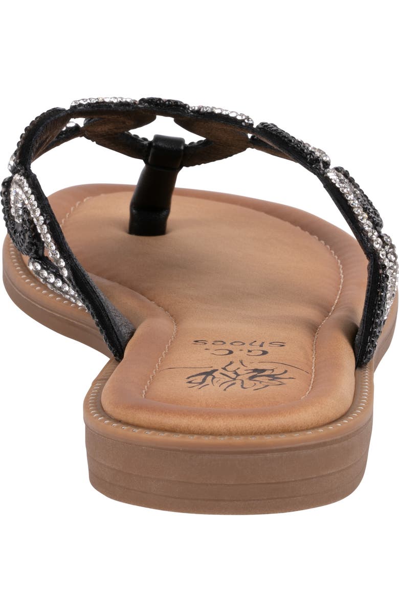 GOOD CHOICE NEW YORK Vania Embellished Flip Flop, Alternate, color,