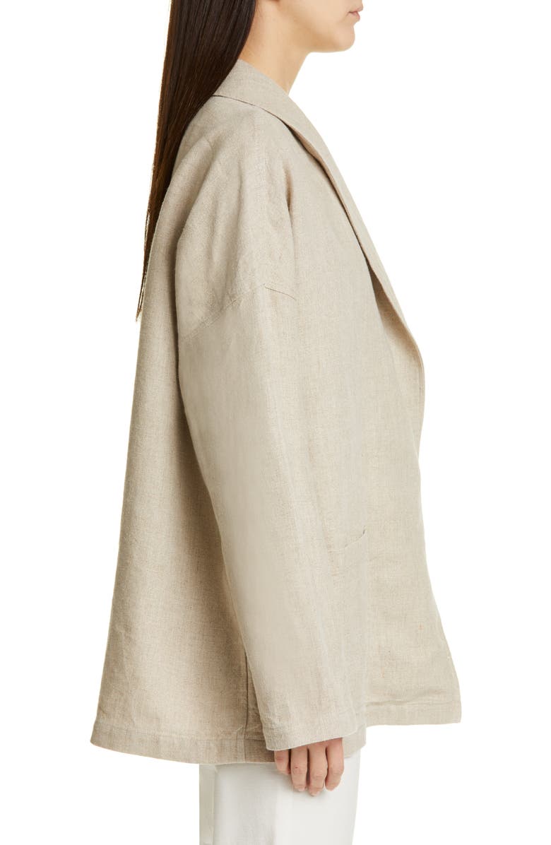 Eileen Fisher Organic Linen Jacket, Alternate, color, 