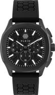 PHILIPP PLEIN Spectre Chronograph Silicone Strap Watch, 44mm