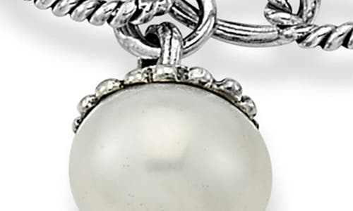 Samuel B. Freshwater Pearl Charm Bracelet In White