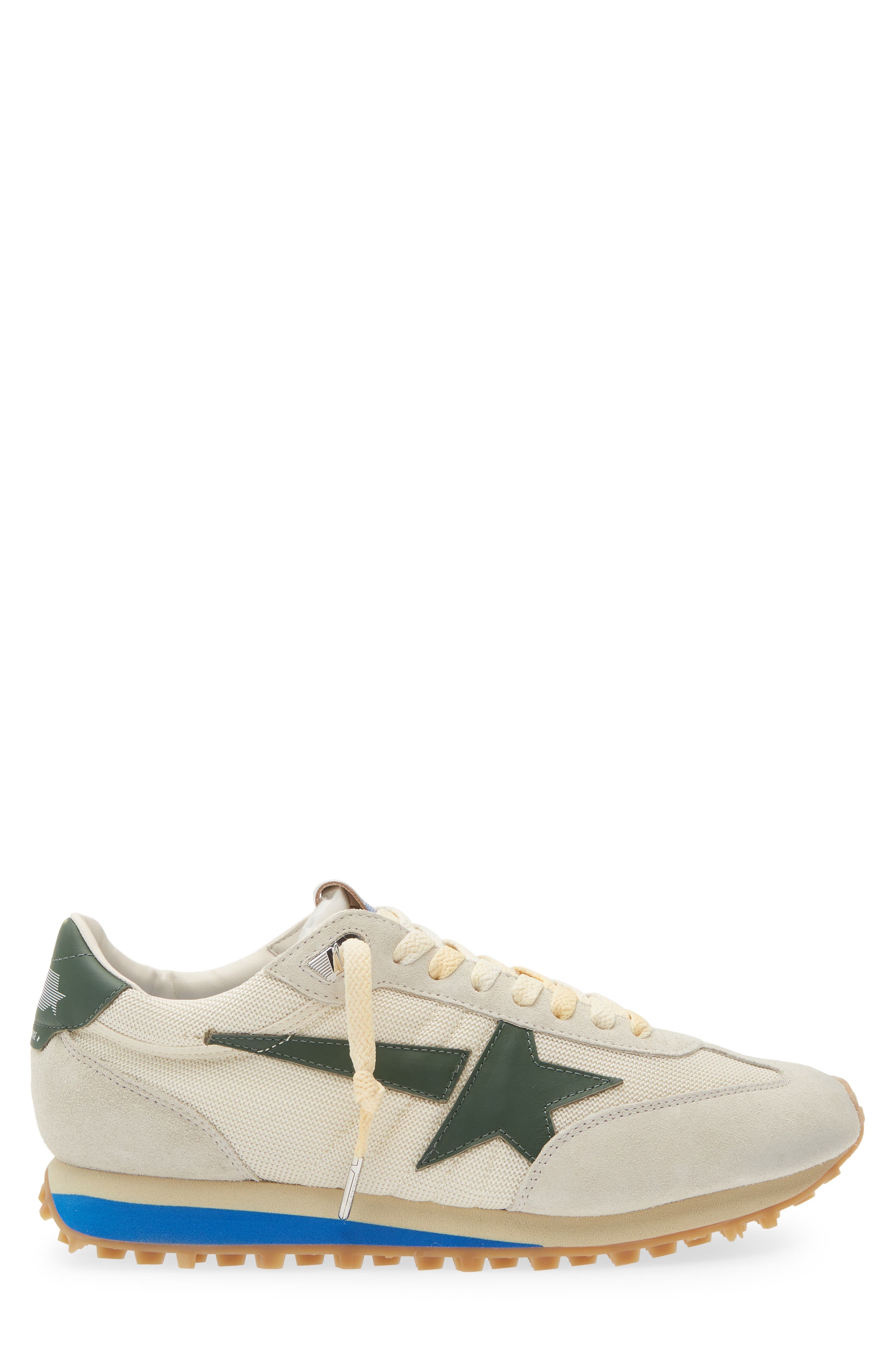 Running Marathon Sneaker, Alternate, color, BEIGE/ GREY/ GREEN