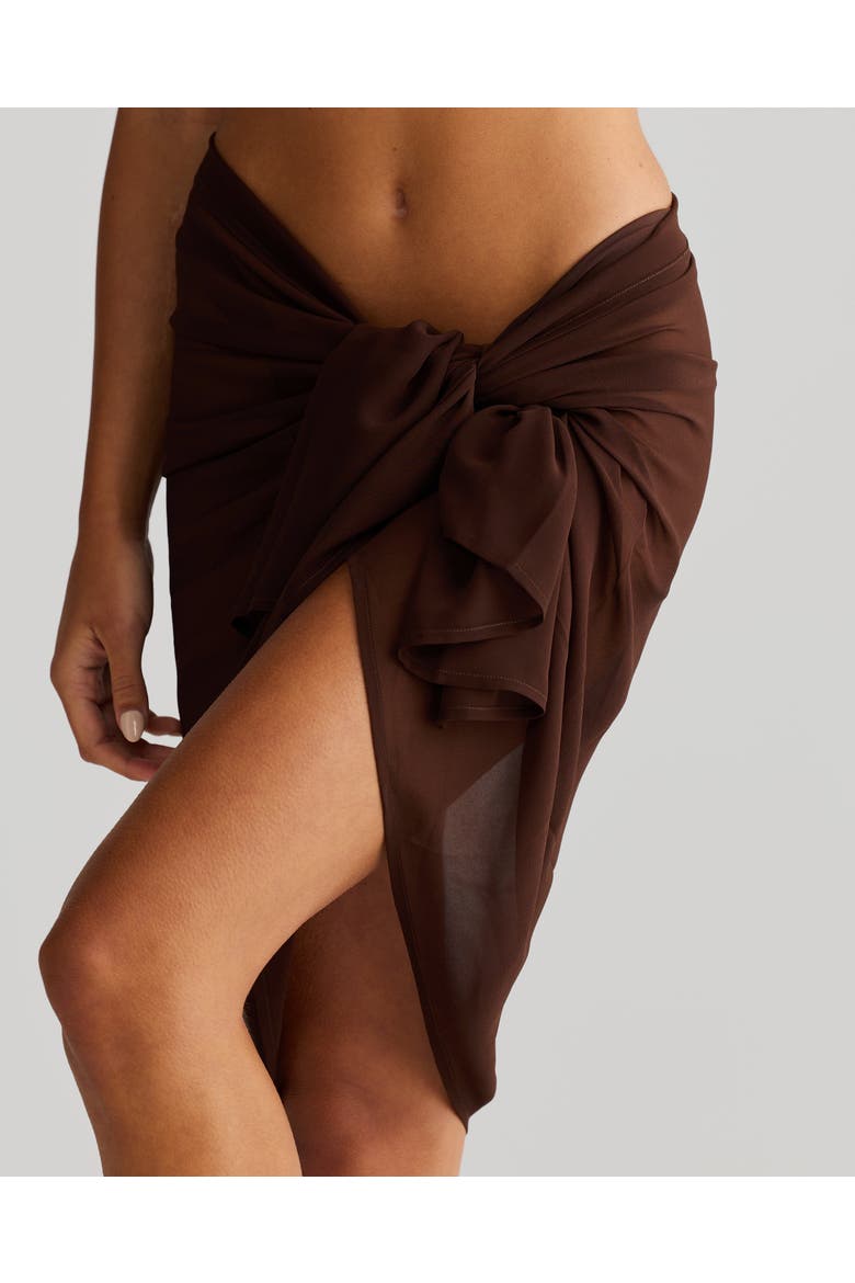 Catalina Sarong, Alternate, color, Chocolate
