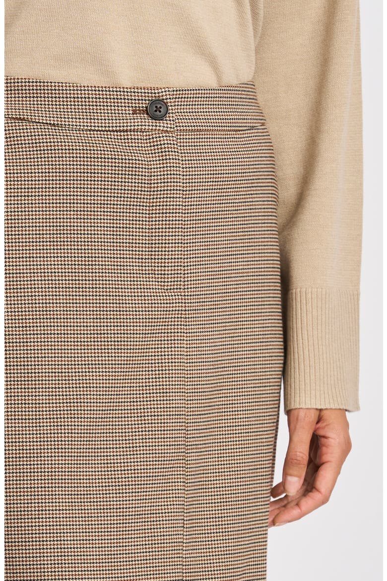 Easy Midi Pencil Skirt, Alternate, color, TOBACCO BROWN