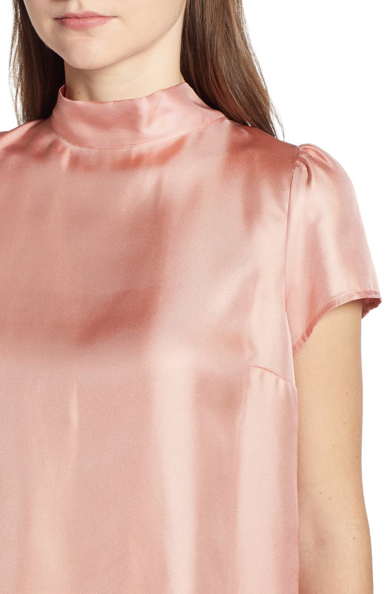 J.Crew Collection Bow Back Silk Top, Alternate, color, 